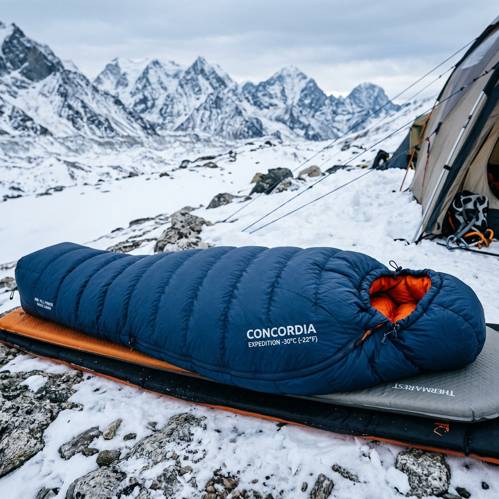 Concordia -30°C Down Sleeping Bag (850+ Fill Power)